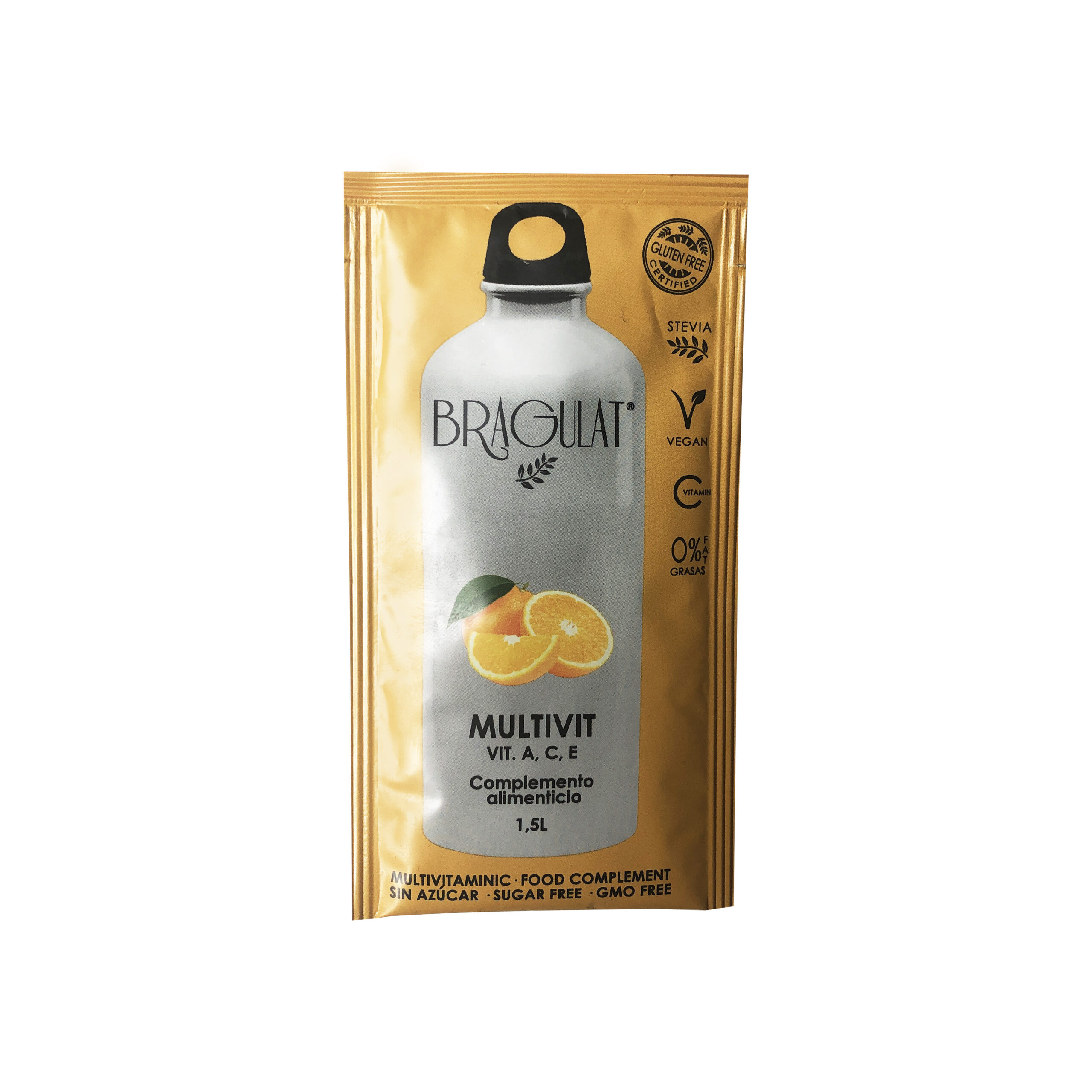 Solúvel Multivit Vit A, C, E 9G x 15 UNDS Bragulat Drink