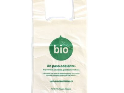 Saco de camiseta T pequena (camisa) 40x50 compostável 100URDS