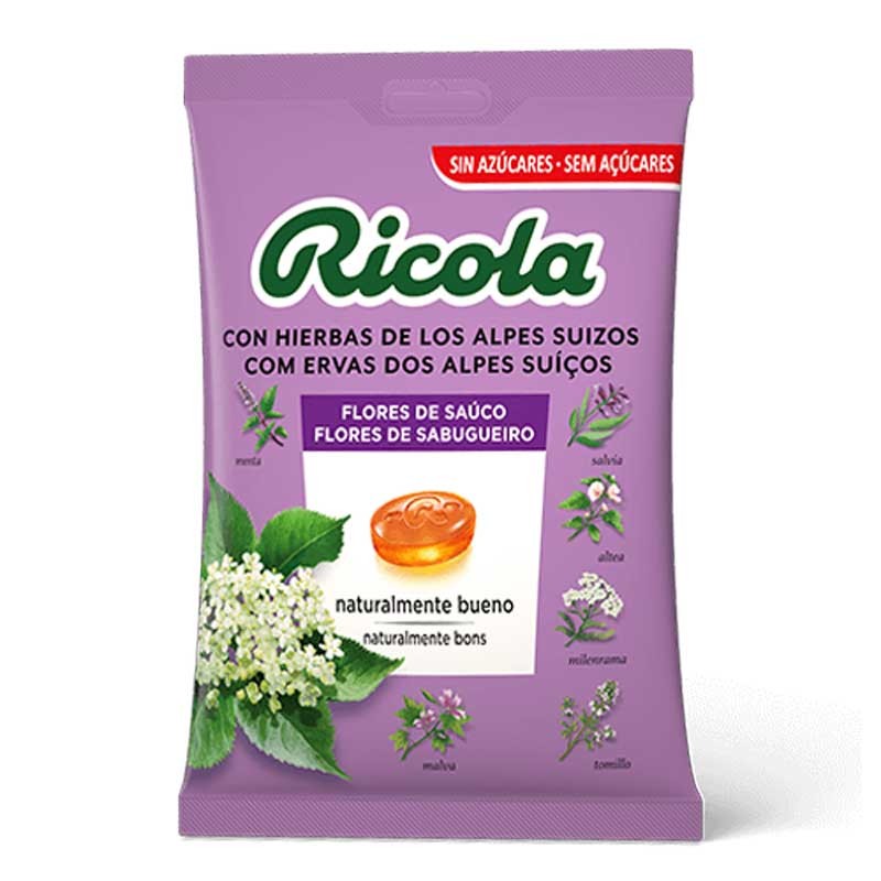 Caramelos Bag Flor Sauco 70 G Ricola