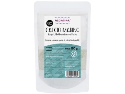 Algas de cálcio marinho litothamnium pó 150g Algamar