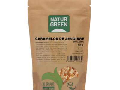 Caramelos Dados de Jengibre BIO 125G Naturgreen