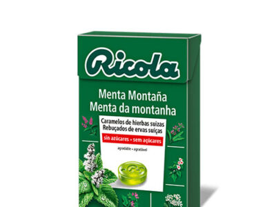Caramelos de Mint Montaña sem açúcar 50 g ricola