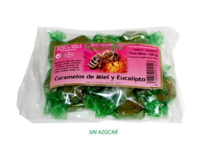 Candy de mel e eucalipto sem açúcar 100g hispamiel