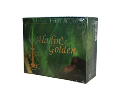 Carbono para queimar comprimidos de aladina dourados 10x10