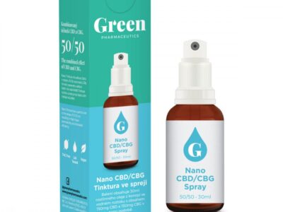 Nano CBG/CBD Spray 300mg 30ml green Pharmaceutics