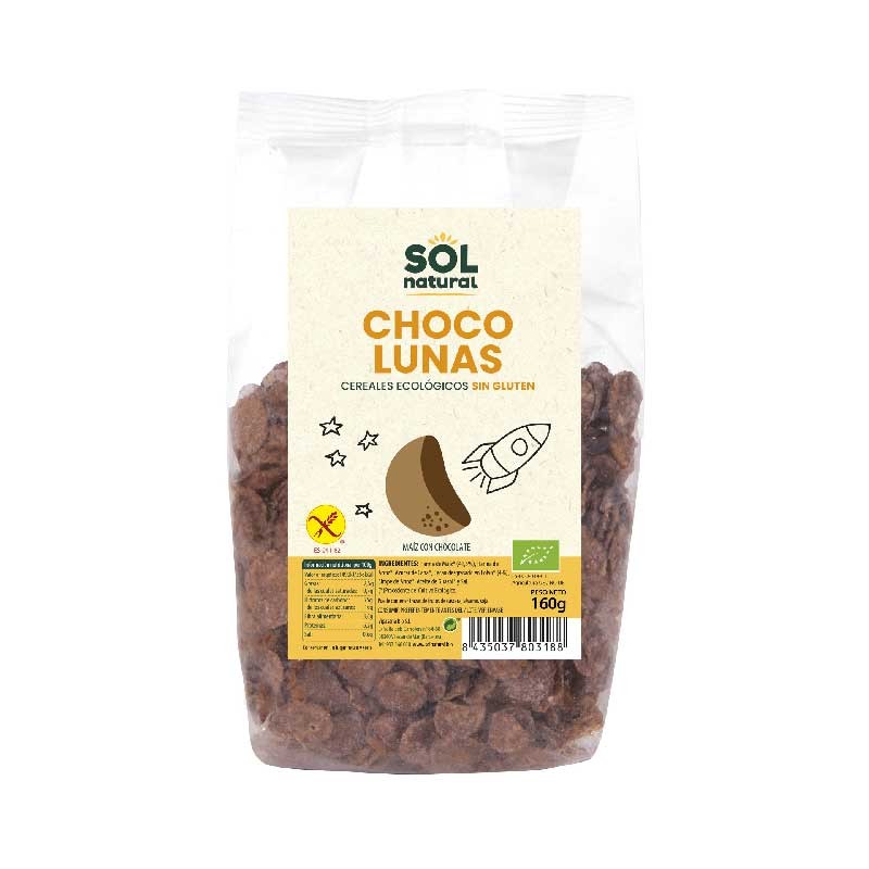 Cereais Choco Glúten Lunas Bio 160G Sun Natural