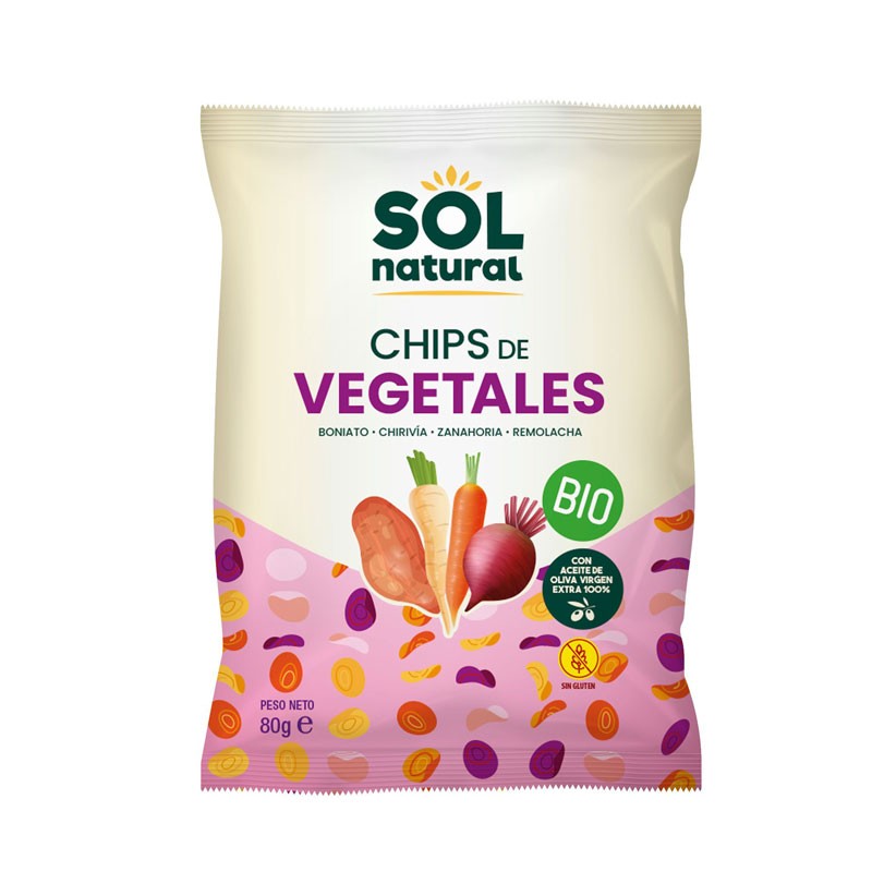 Grébas de vegetais com azeite 80G Sun Natural