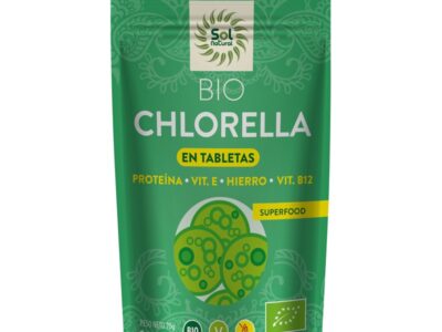 Chlorella bio 140 comprimidos solares naturais