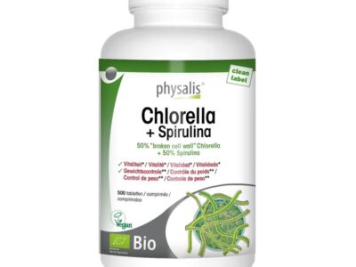 Chlorella e Spirulina Bio 500 Physalis comprimidos
