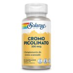 Cromo picolinate cromium picollate 200mcg 50comp solaray