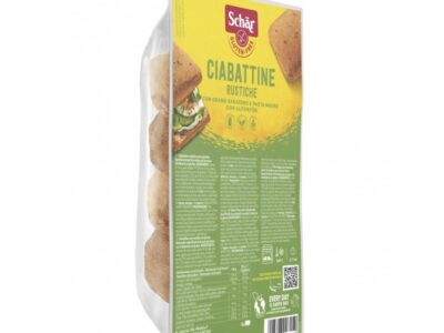 CIABATTINE PAN CHAPATA RUSTIC 4X50G SCHAR
