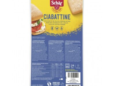 CIABATTINE PAN CHAPATA 4X50G SCHAR