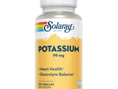 Citrato potássio 99mg 60vcaps solaray