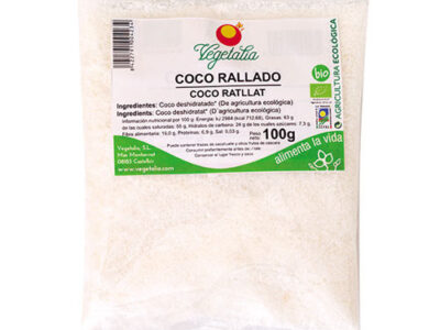 Biografia de coco ralada 100 g de vegetais
