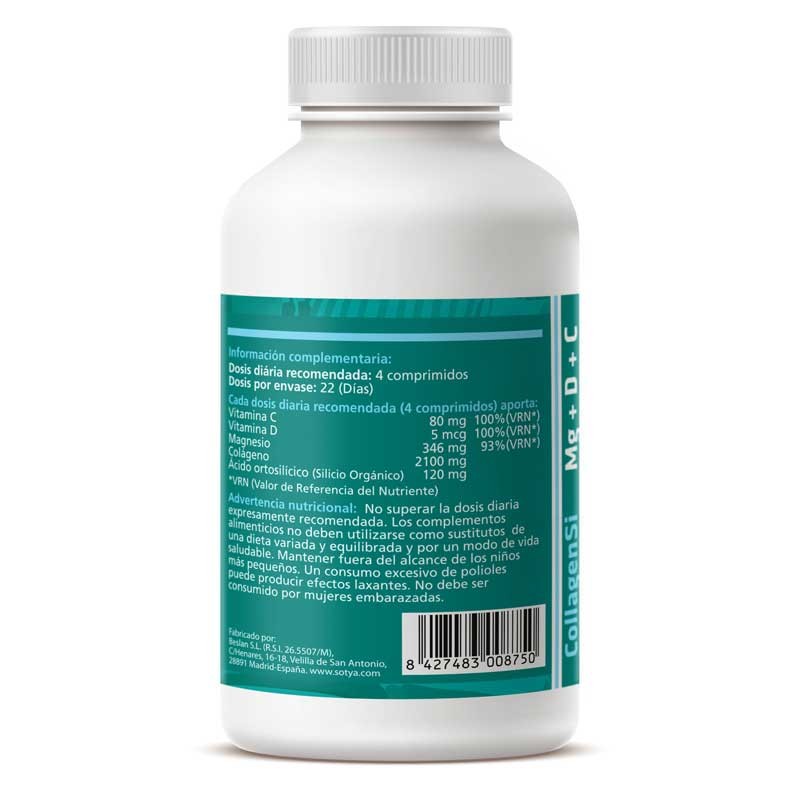 Colágeno se mag+ d+ c 1,3g 90 comprimidos sotya - Image 2