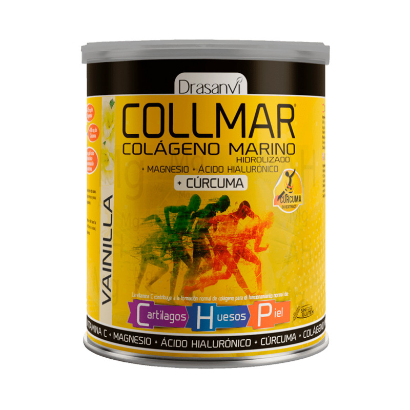 Collmar Marino Colagen Magnesio Curcuma Vanilla Flavor 300g Drasanvi