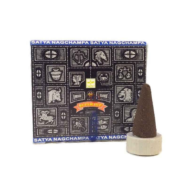 Cones Incense Satya Super atingiu 12 cones Nag Champa