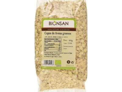 Flocos de aveia grossos bio 500g bionnsan