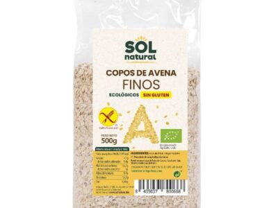 Flocos de aveia sem glúten bio 500g Sun Natural