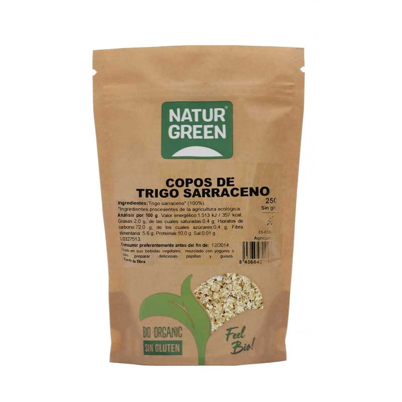 S/G BIO 250G Naturgreen Wheat Faces S/G Bio