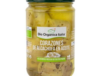 Corações de alcachofra em óleo orgânico BIO 280G