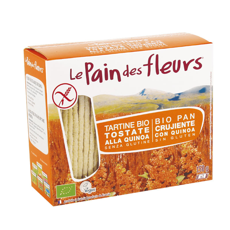 GLUTEN -Quinoa Cracker 150g Le Pain des Fleurs