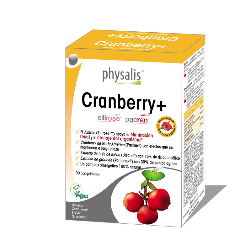 Cranberry+ 30 Physalis comprimidos