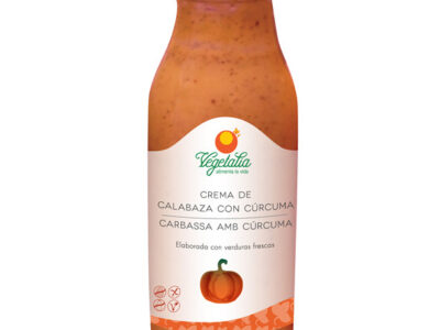 Creme de abóbora com curcuma bio 500 ml de vegetal