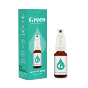 Nano CBD Spray 100mg 10ml green Pharmaceutics
