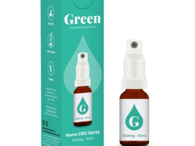 Nano CBD Spray 100mg 10ml green Pharmaceutics
