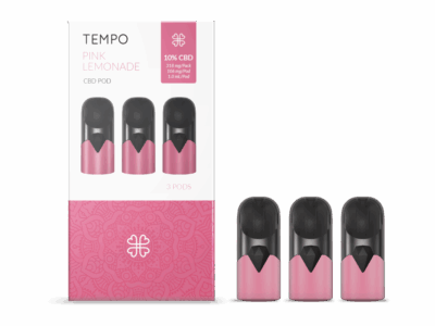 Pacote de 3 Cápsulas Tempo  Limonada Rosa 318mg CBD  Harmony
