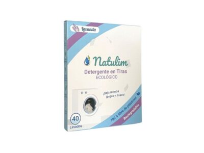 Tiras de lavanda biodegradáveis ​​detergentes 40 Natulim lavado