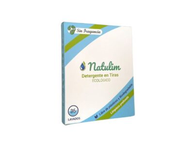 Tiras biodegradáveis ​​sem fragrância 40 lavagens natulim