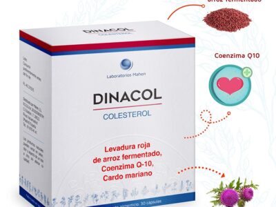 Dinacol colesterol 30 cápsulas Mahen