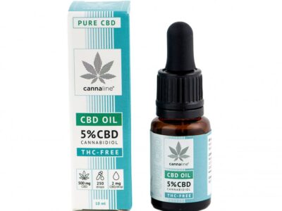 CBD Óleo de Cânhamo THC LIVRE 5% 500mg 10ml  CANNALINE