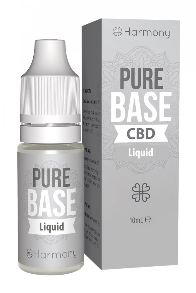 CBD Líquido Pure Base 10ml 1001000mg CBD 100mg Harmony
