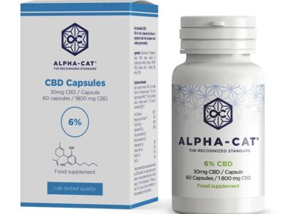 Cápsulas CBD 60x30mg 1800mg  Alpha Cat