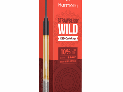 Caneta CBD  Cartucho de Morango Selvagem  100mg CBD 1ml  Harmony