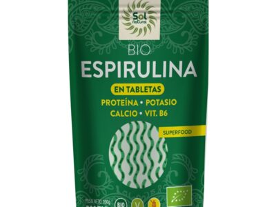 Spirulina BIO 200 comprimidos solares naturais