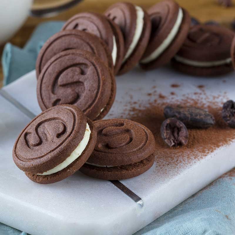 Mini Choco-Sorrisi Cookies Expositor 12x100g Schar - Image 2