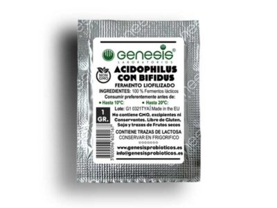 Iogurte acidophilus com bífido na gênese 1G