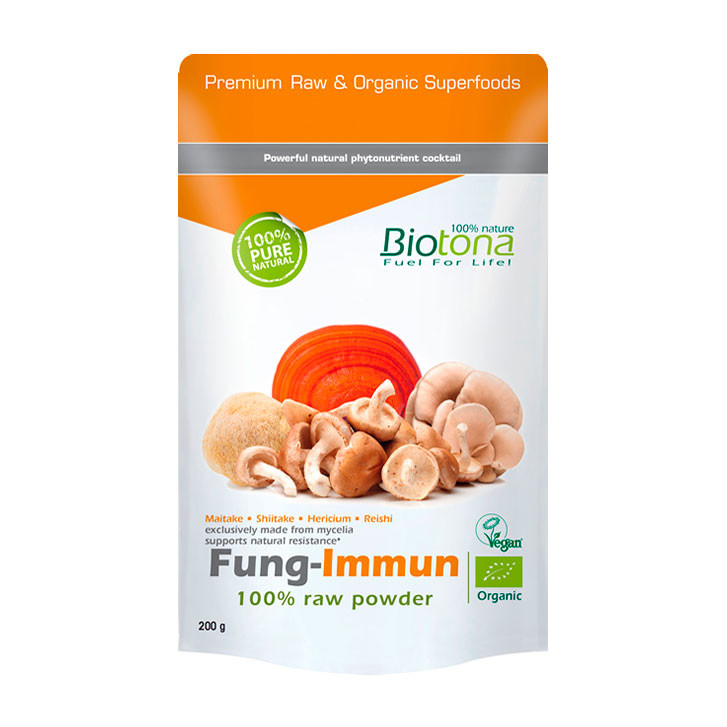Fung-Inmun (Maitake, Shiitake, Hericium, Reishi) Superfoods Bio 200G Biotone
