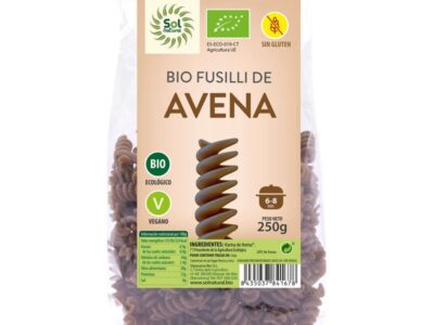 Oat Fusilli S/Glúten Bio 250g Sol Natural