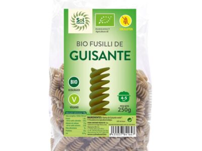 Fusilli de Guisantes S/glúten bio 250g Sol Natural