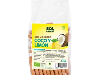 Biscoitos de coco e bio 175g Natural Sun