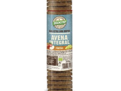 Biscoitos de aveia integral Frutas 250g biocop