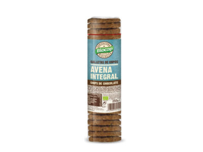 Biscoitos de aveia e lascas de chocolate 250g biocop