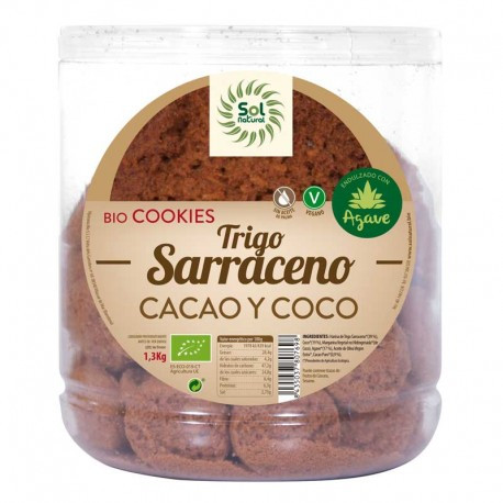 Biscoitos a granel T.Sarraceno Cocoo Bio 1.3kg Sun Natural