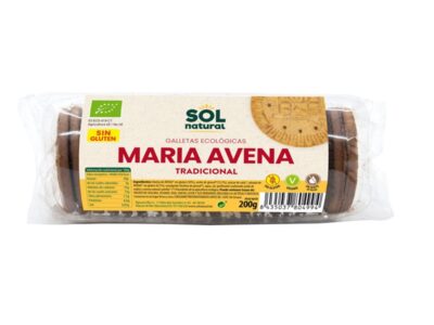 GLUTEN -Maria BIO 200G Sol Natural Cookies