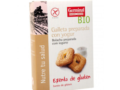 Biscoitos preparados com iogurte sem glúten 250 g germinativo